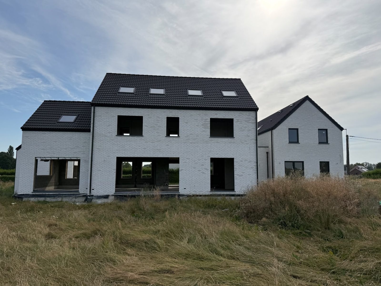 Façade arrière — baies du séjour et de l’annexe